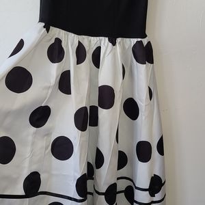 Fit and Flare Polka-dot Dress